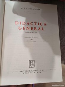 Gebrauchte Bücher: didactica general Schmieder